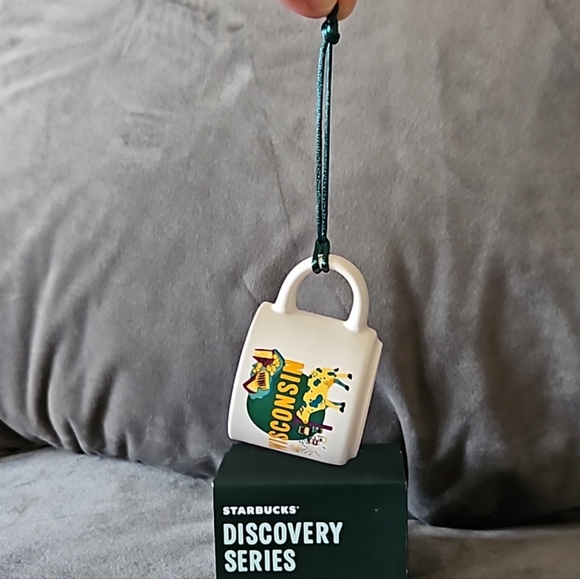 NIB ☕️ Ornament WISCONSIN - Xmas Starbucks Mug (2 fl oz) - 2024 Discovery Series - Picture 3 of 7